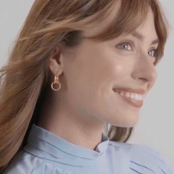 Brand New. $110 Julie Vos Marbella 2-in-1 Earring - Picture 7 of 11